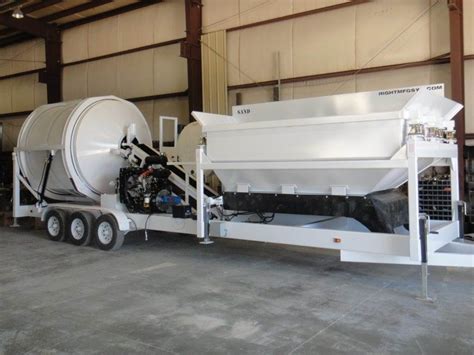 Portable Concrete Mixer Batch Plant Right Manufacturing Systems Inc