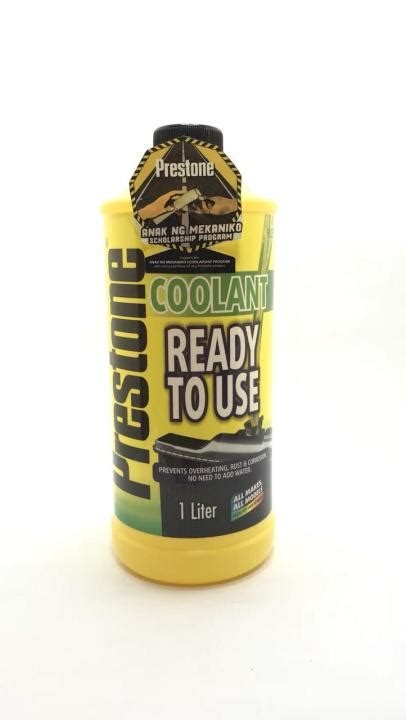 Prestone Coolant Ready To Use Liter Green Color Lazada Ph