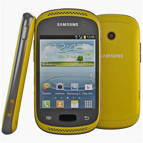 Obj Yellow Samsung Galaxy Cellphone