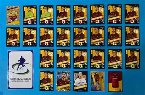 FIGURINE CALCIATORI PANINI 2022 23 2023 Squadra Roma Completa 27