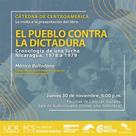 El Pueblo Contra La Dictadura Cronolog A De Una Lucha Nicaragua