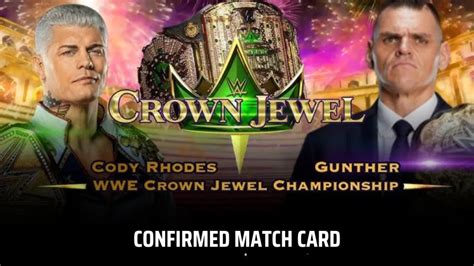 Wwe Crown Jewel Spoilers Roman Reigns Match Wrestling Spoilers