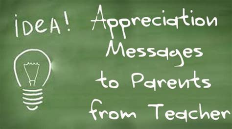 Thank You Message For Teacher From Parents