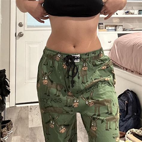 Lazy Ass Pajama Pants Brand Lazy One Size Depop