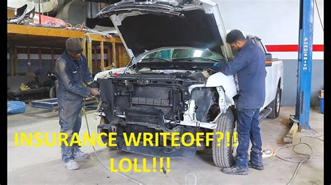 2014 SALVAGE! F-150 Easy Accident Repair - YouTube