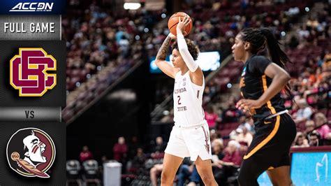 Bethune Cookman Vs Florida State Women S Basketball Highlights