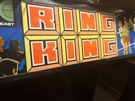 Original Arcade Kit Ring King 1985 Data East Free Shipping 4734737512