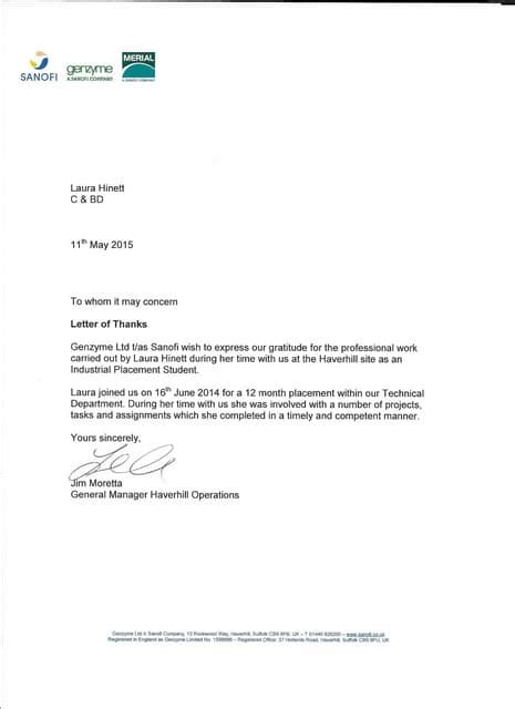 Sanofi Letter Pdf