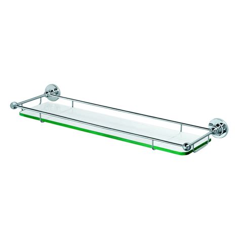 Shop Gatco Premier Chrome Glass Bathroom Shelf At