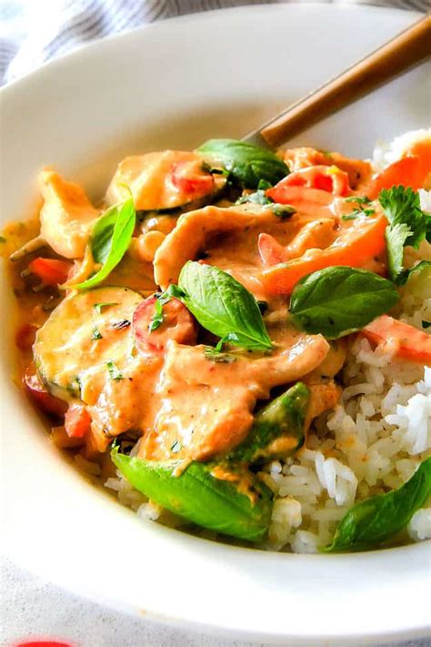 Thai Red Curry Chicken And Vegetables Carlsbad Cravings