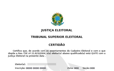 Emitir Certidao De Quitacao Eleitoral E Imprimir Comprovante Do Tse Images