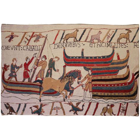 August Grove® Cotton Bayeux Tapestry Wall Hanging | Wayfair