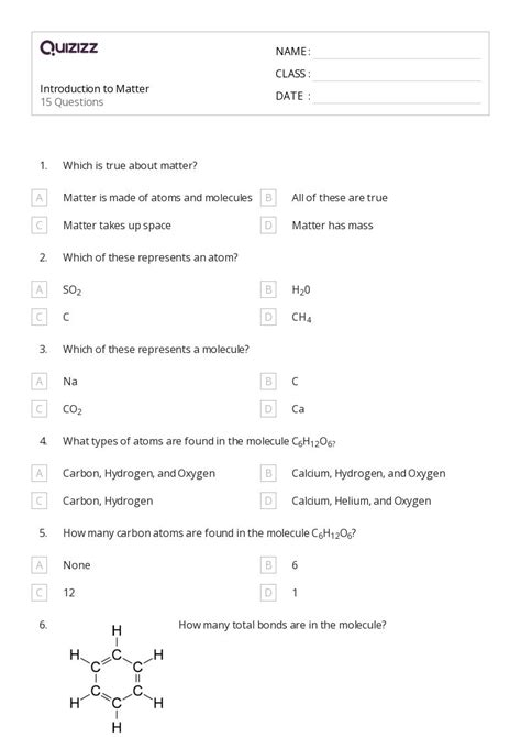 Free Introduction To Matter Worksheet Answers Download Free Introduction To Matter Worksheet