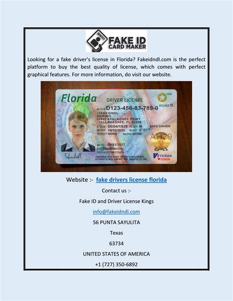 Fake Drivers License Florida | Fakeidndl.com by fakeidndl - Issuu