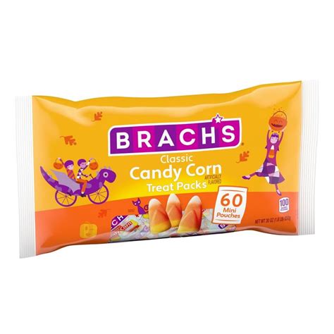 Brach's Classic Candy Corn Trick or Treat Packs, 60 Mini Pouches ...