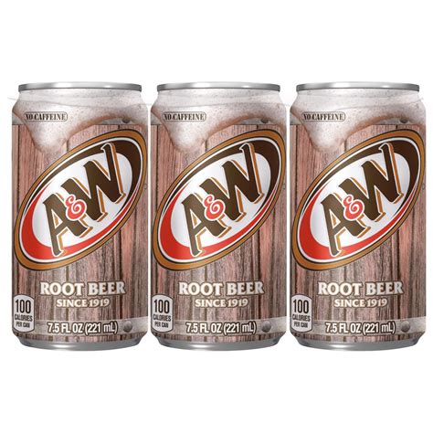 A W Root Beer 7 5 Oz Cans Shop Soda At H E B