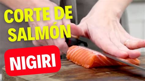 💥 Cómo Cortar SalmÓn Para Nigiri Sushi Sushi Youtube