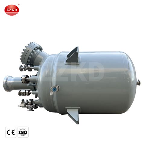 Customized Vacuum High Pressure Vessel Stainless Steel Jacketed Stirred Tank Reactor For Refined