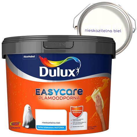 DULUX EASYCARE NIESKAZITELNA BIEL 9L 5237346 Cena Opinie Farby