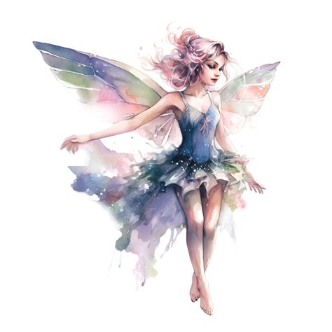 Fairy Watercolor Clipart 24065358 PNG