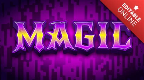 Magic Font Text Effect Generator