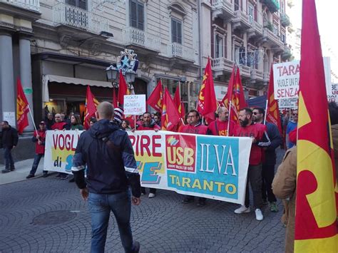 Tarantocontro Ilva Sullo Sciopero Usb E Manifestazione Del