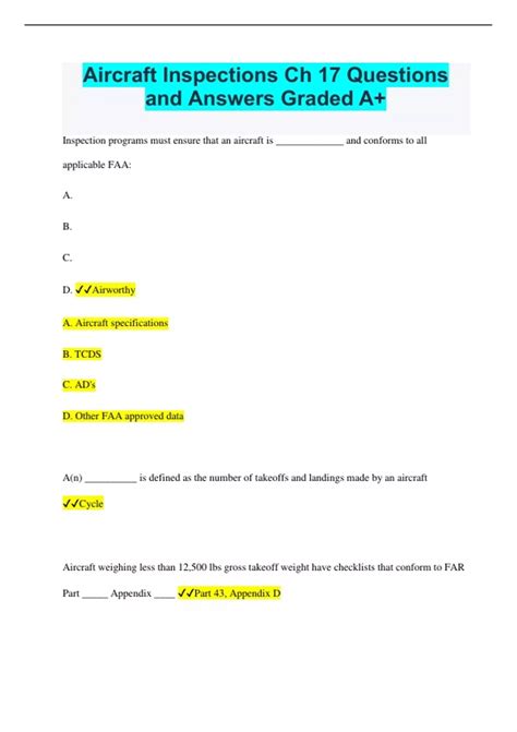 Aircraft Structure 2 Questions Answers 3