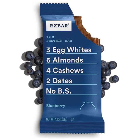 Rxbar Protein Bar Variety Pack 6 Flavors 1 Box 12 Bars High