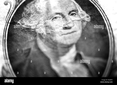 George Washington Dollar Bill American Money Currency Stock Photo - Alamy