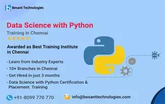 DataScience With Python Training In Chennai Besant Technologies