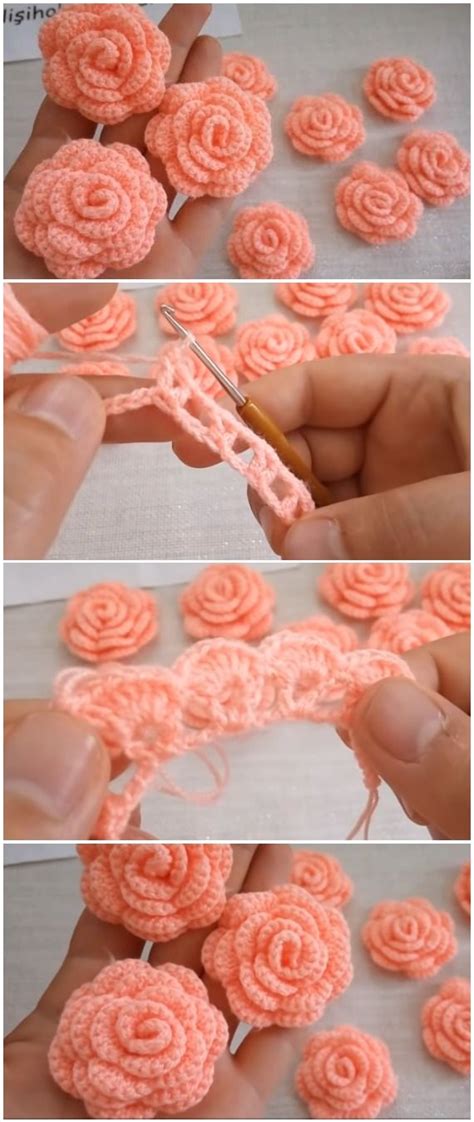 Ilove Crochet Crochet Rose Pattern Crochet Flower Patterns Crochet