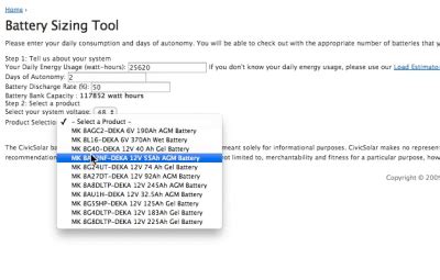 Battery Size Calculator Tool - Video Part 1 | CED Greentech