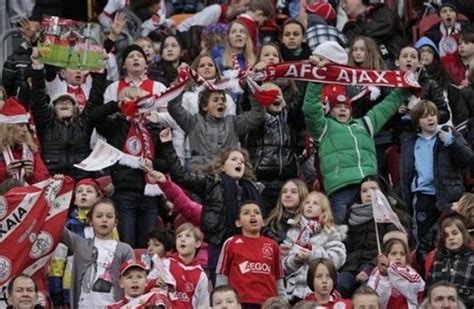 Only Children Attends Ajax Az Alkmaar Rematch Inside World Soccer