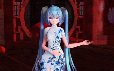 【mmd】旗袍初音 极乐净土 【洗脑系列】mmd·3d动画bilibili哔哩哔哩