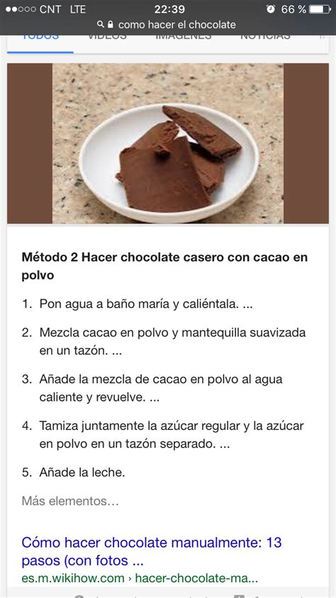 Arriba Imagen Receta De Como Hacer Chocolate Abzlocal Mx