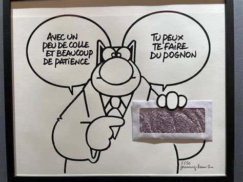 Philippe Geluck Un Peu De Colle Brafa Oeuvre Huberty Breyne