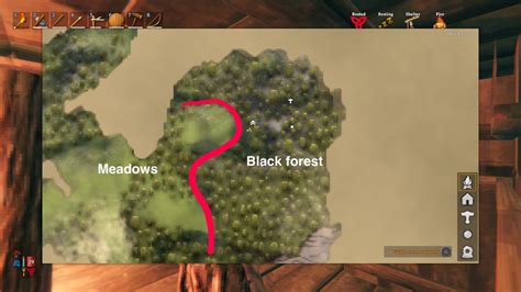 Valheim Black Forest Map