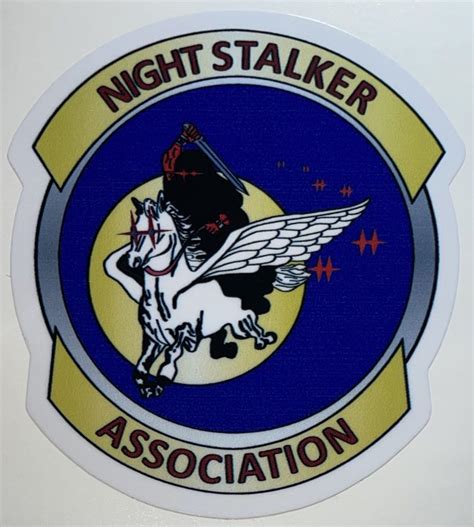 US Army Night Stalkers Association 160th SOAR(A) Sticker - Decal Patch - Co