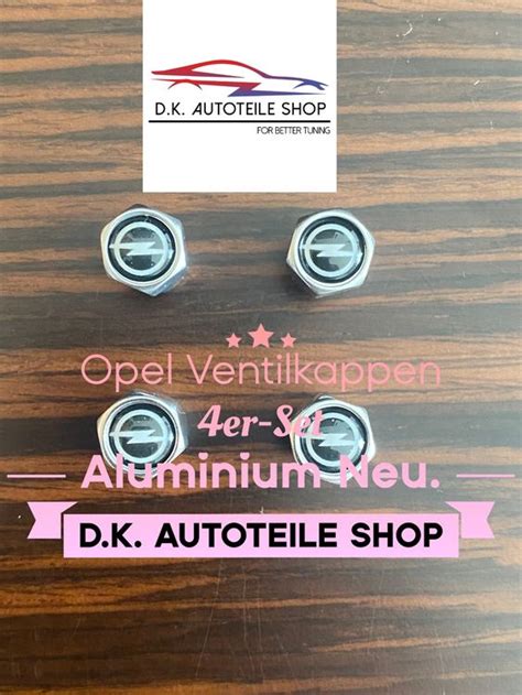 Opel Ventilkappen Aluminium 4er Set Neu In Silber Chrom Acheter Sur