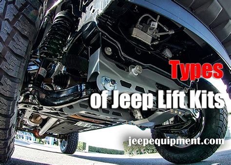 Types Of Jeep Lift Kits