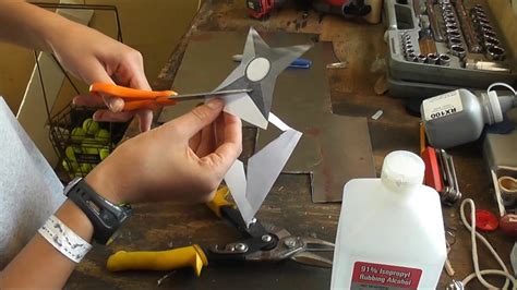 How To Make Throwing Stars Diy Youtube