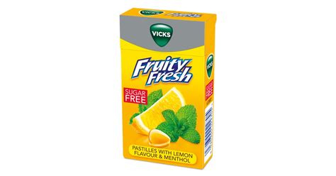 Vicks Fruity Fresh Lemon Kurkkupastilli 40g Sokeriton K Ruoka