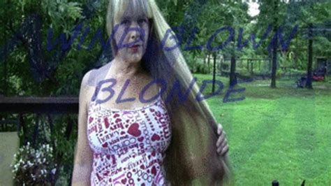 Wind Blown Blonde Over The Edge Clips Sale