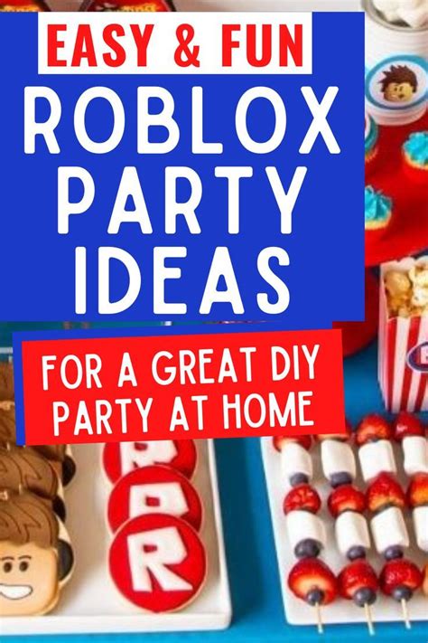 Best Roblox Birthday Party Ideas Artofit