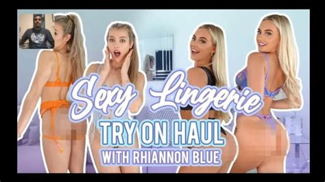 Sexy Lingerie Try On Haul With Rhiannon Blue Mercedesthedancer