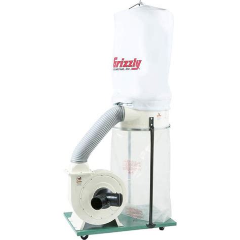 Grizzly G0548zp 240v 2 Hp Canister Dust Collector With Aluminum