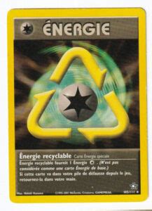 Nergie Recyclable N O G N Sis Carte Pokemon Poke Cartes