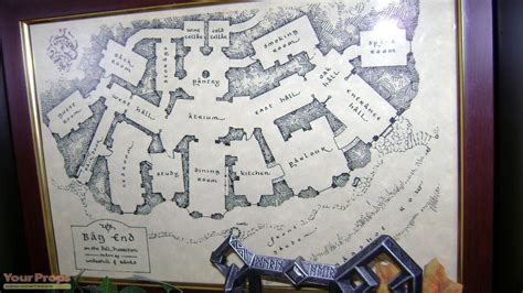 The Hobbit: An Unexpected Journey Bag End Floor Plan replica movie prop