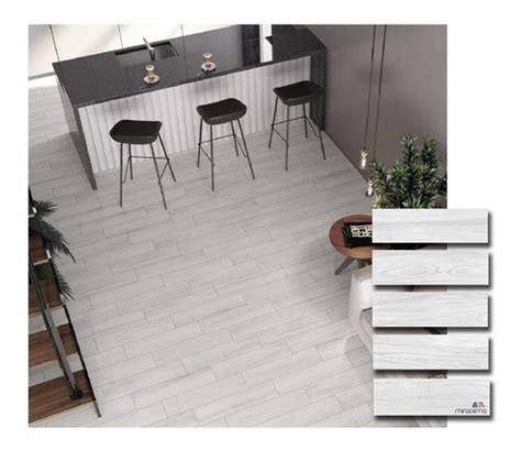 Porcelanato Simil Madera Alberdi Pehuen Blanco 20x60 1era Calidad