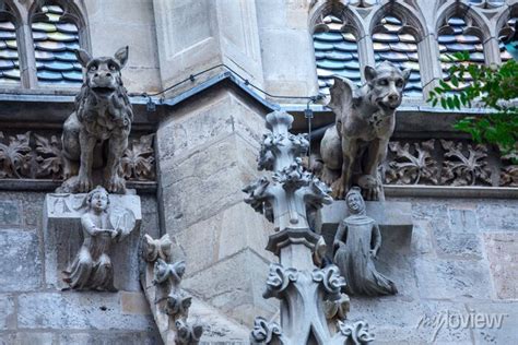 Elements Of Gothic Architecture Grotesque Chimera And Gargoyle Wall